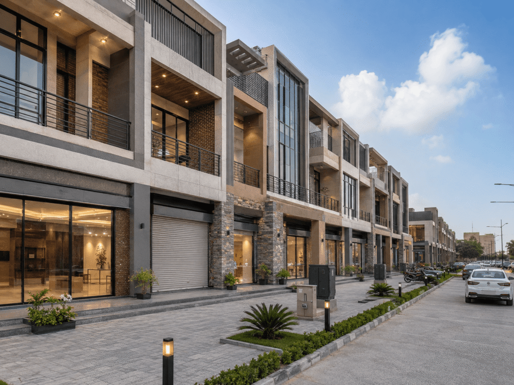 commercial retail & market plaza